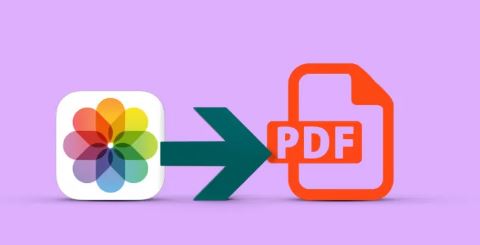 كيفية تحويل الصورة إلى PDF على iPhone و iPad