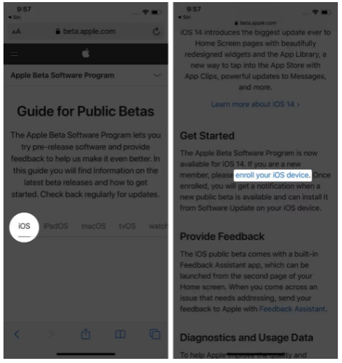 iOS 14.7 public beta1 وتثبيته على iPhone