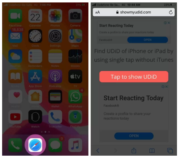 كيفية العثور على UDID الخاص بـ iPhone وiPad