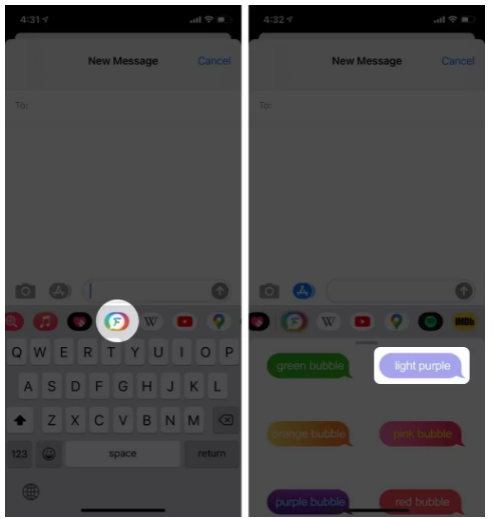 كيفية تغيير لون فقاعة iMessage على iPhone وiPad