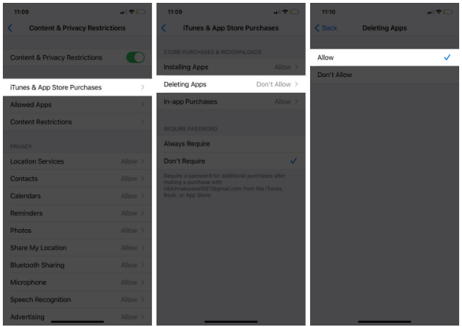 لا يمكن حذف التطبيقات على iPhone وiPad في iOS 15 كيفية اصلاحها